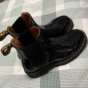 Dr. Martens Glossy Black Chelsea Boots